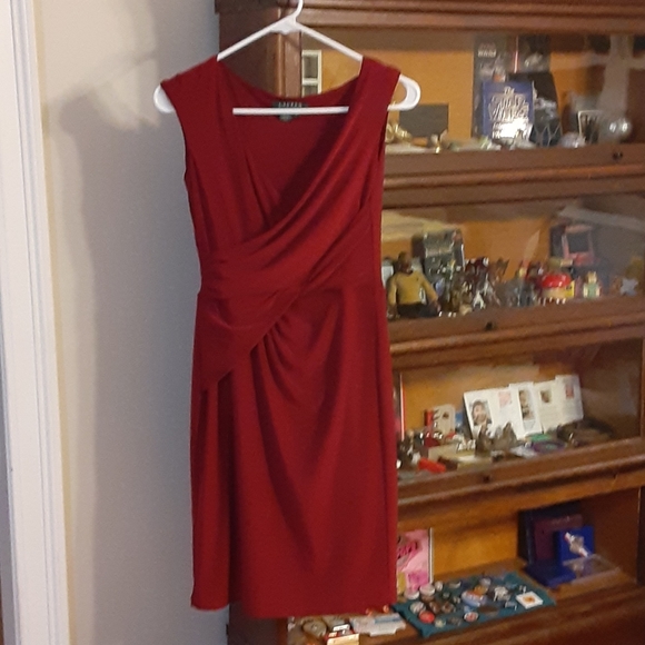 Ralph Lauren Dresses & Skirts - Ralph Lauren Adera Dark Red dress size 2